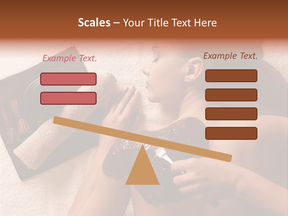 Beauty Therapy Mask Woman Clay PowerPoint Template