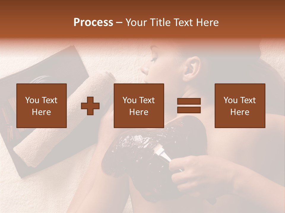 Beauty Therapy Mask Woman Clay PowerPoint Template