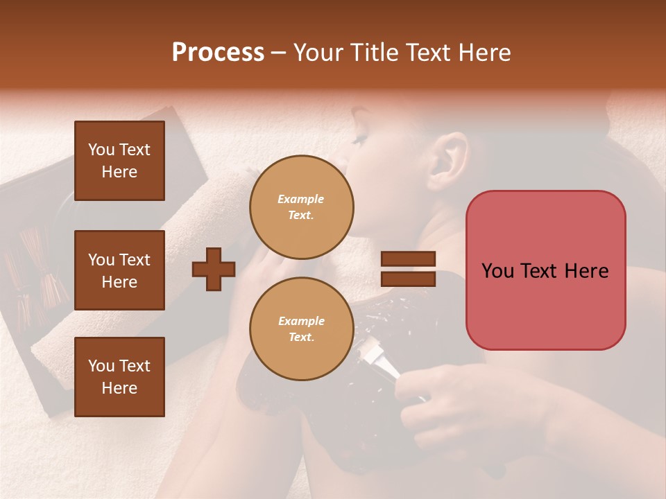 Beauty Therapy Mask Woman Clay PowerPoint Template