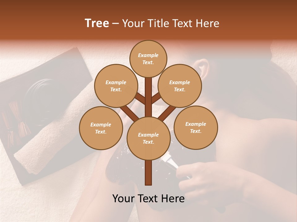 Beauty Therapy Mask Woman Clay PowerPoint Template