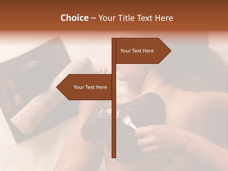 Beauty Therapy Mask Woman Clay PowerPoint Template