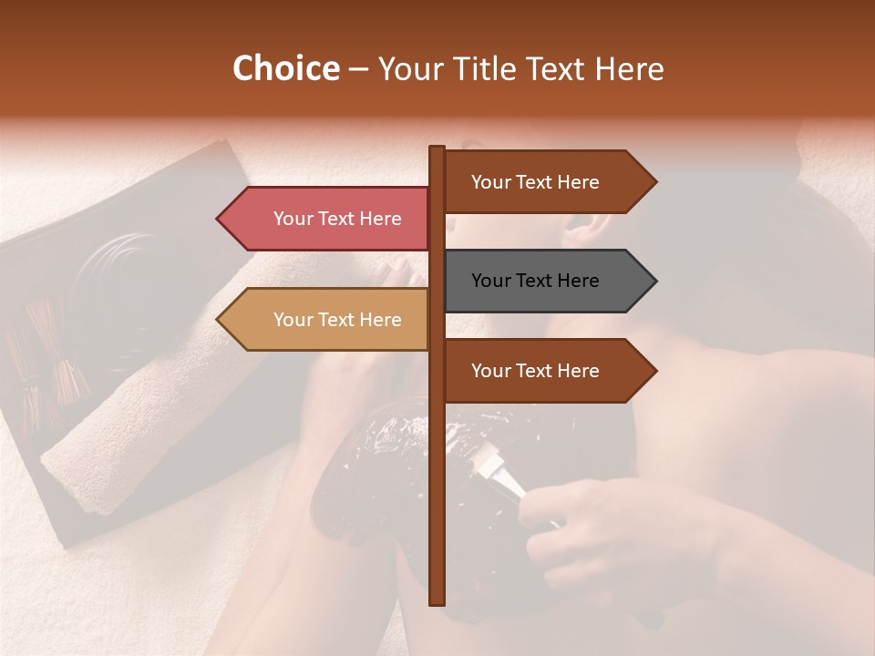 Beauty Therapy Mask Woman Clay PowerPoint Template