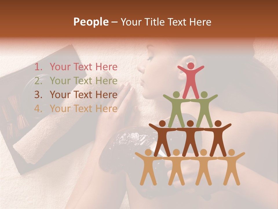 Beauty Therapy Mask Woman Clay PowerPoint Template