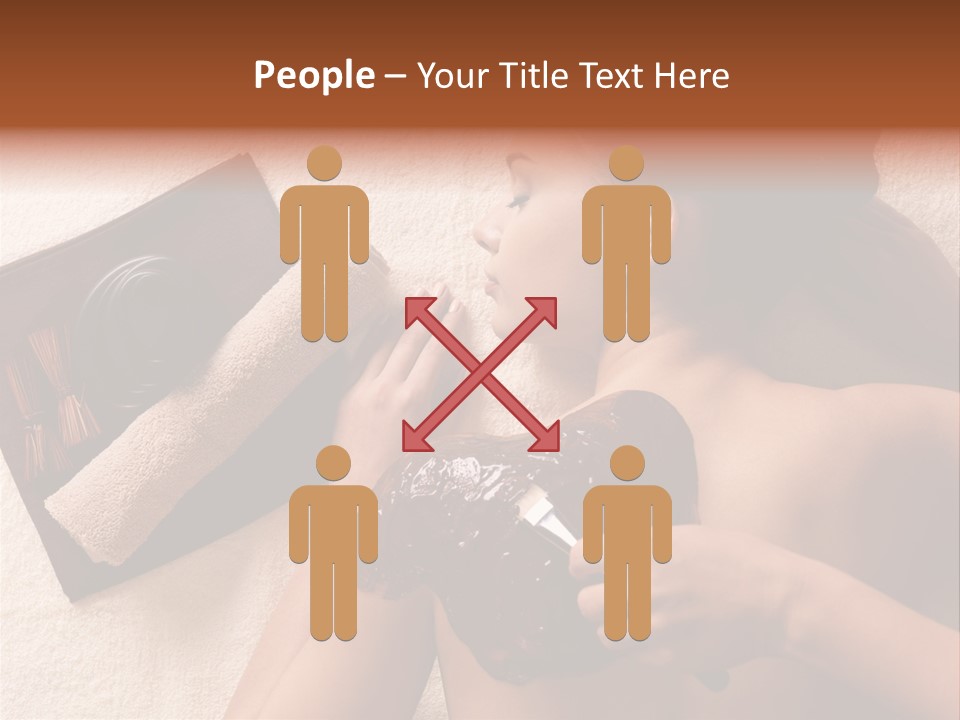 Beauty Therapy Mask Woman Clay PowerPoint Template