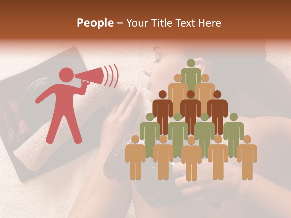 Beauty Therapy Mask Woman Clay PowerPoint Template