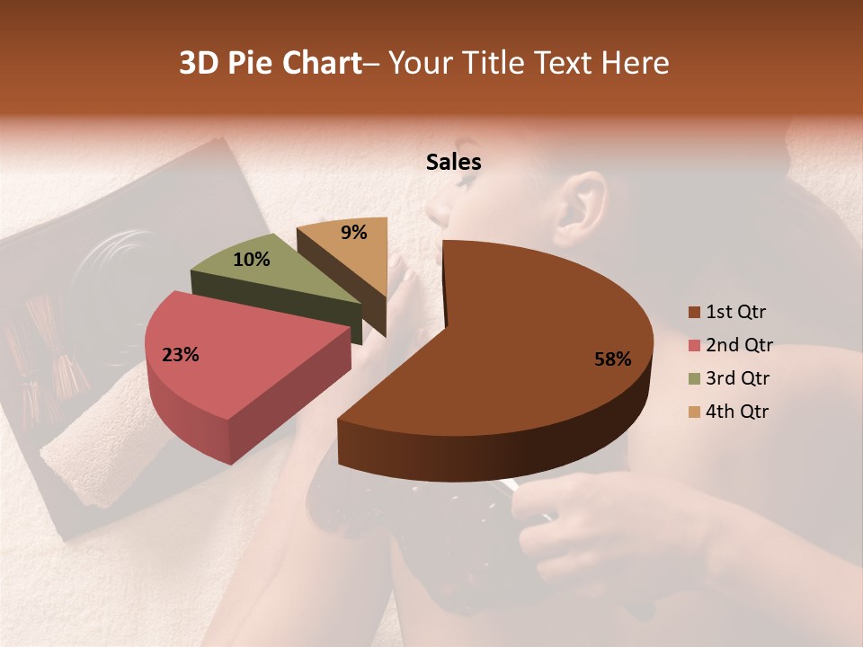 Beauty Therapy Mask Woman Clay PowerPoint Template