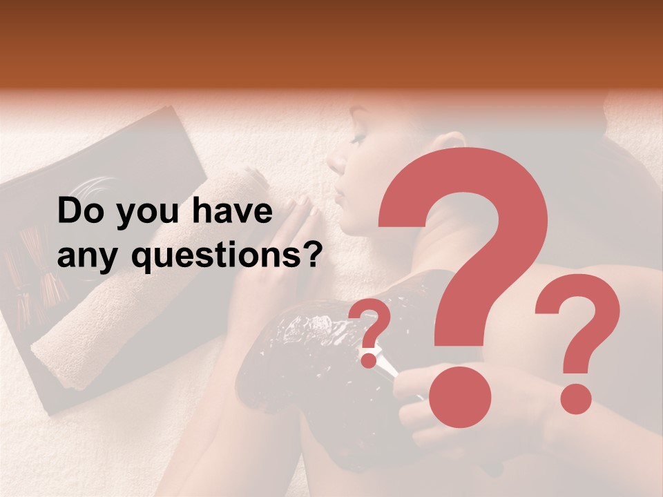 Beauty Therapy Mask Woman Clay PowerPoint Template