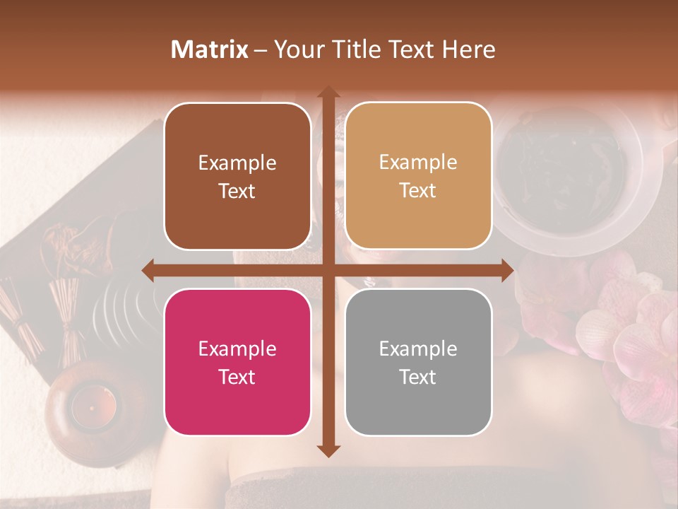 Facial Mask Spa Treatment Hot Stone PowerPoint Template