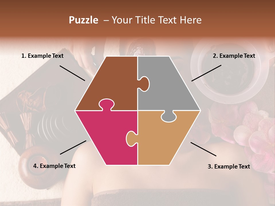 Facial Mask Spa Treatment Hot Stone PowerPoint Template