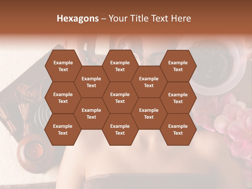 Facial Mask Spa Treatment Hot Stone PowerPoint Template