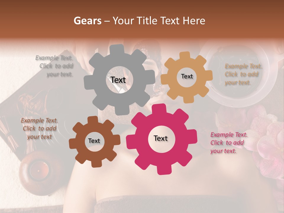 Facial Mask Spa Treatment Hot Stone PowerPoint Template