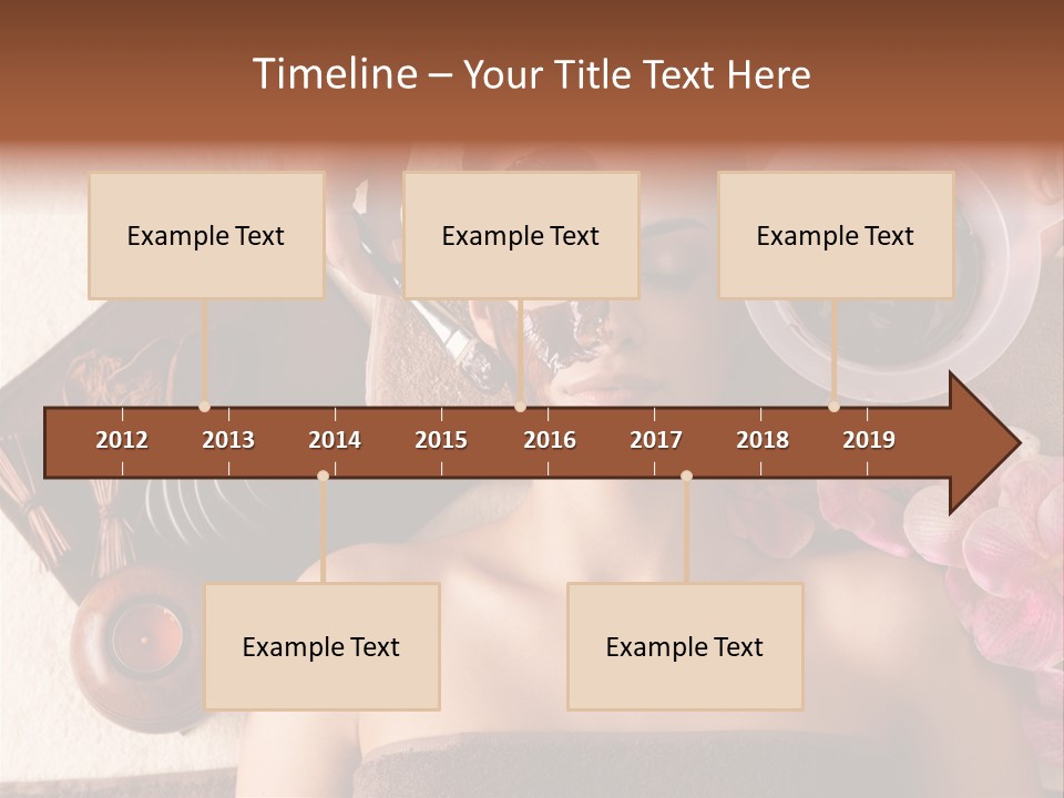 Facial Mask Spa Treatment Hot Stone PowerPoint Template