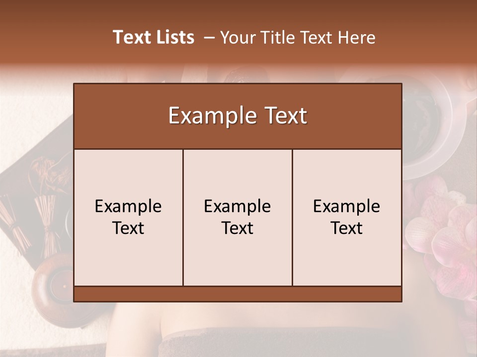 Facial Mask Spa Treatment Hot Stone PowerPoint Template
