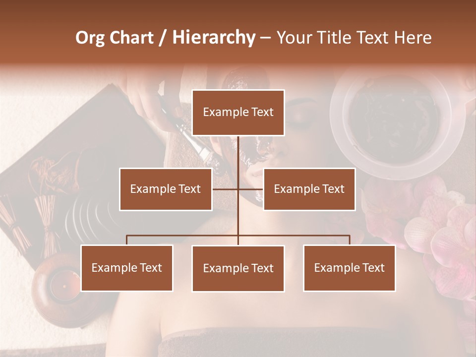 Facial Mask Spa Treatment Hot Stone PowerPoint Template