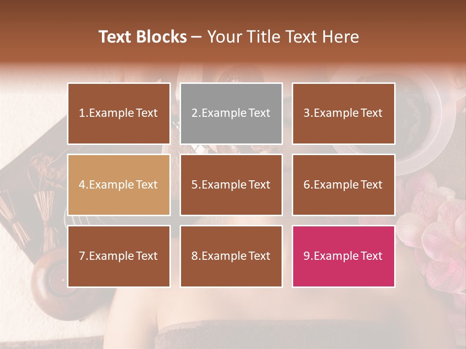 Facial Mask Spa Treatment Hot Stone PowerPoint Template