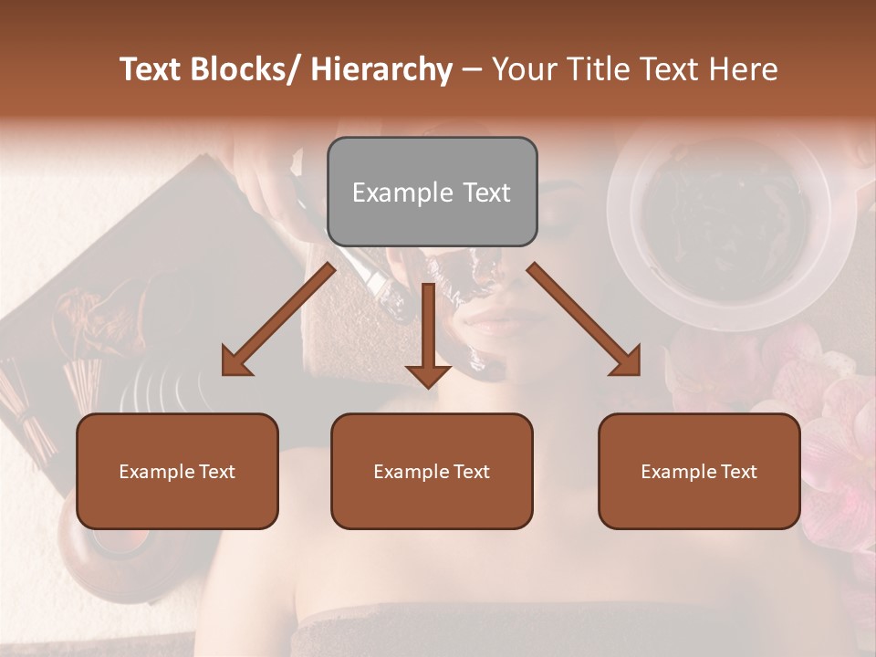 Facial Mask Spa Treatment Hot Stone PowerPoint Template