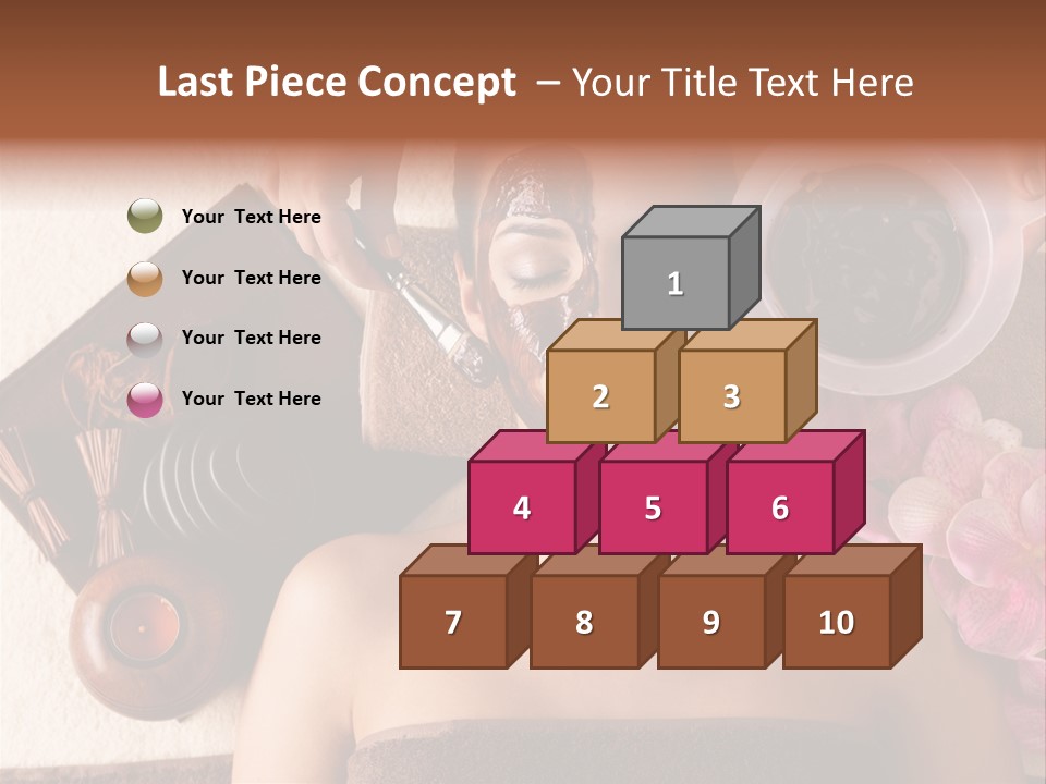 Facial Mask Spa Treatment Hot Stone PowerPoint Template