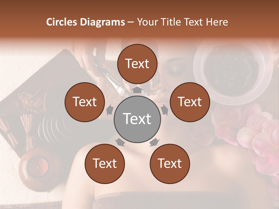 Facial Mask Spa Treatment Hot Stone PowerPoint Template