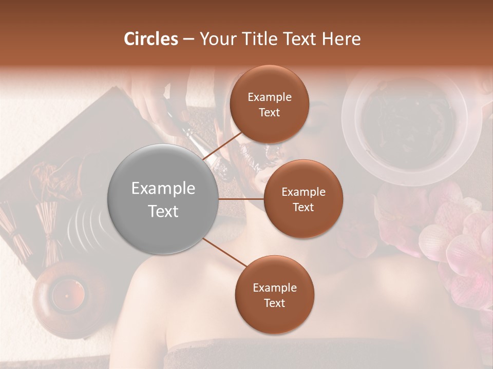 Facial Mask Spa Treatment Hot Stone PowerPoint Template