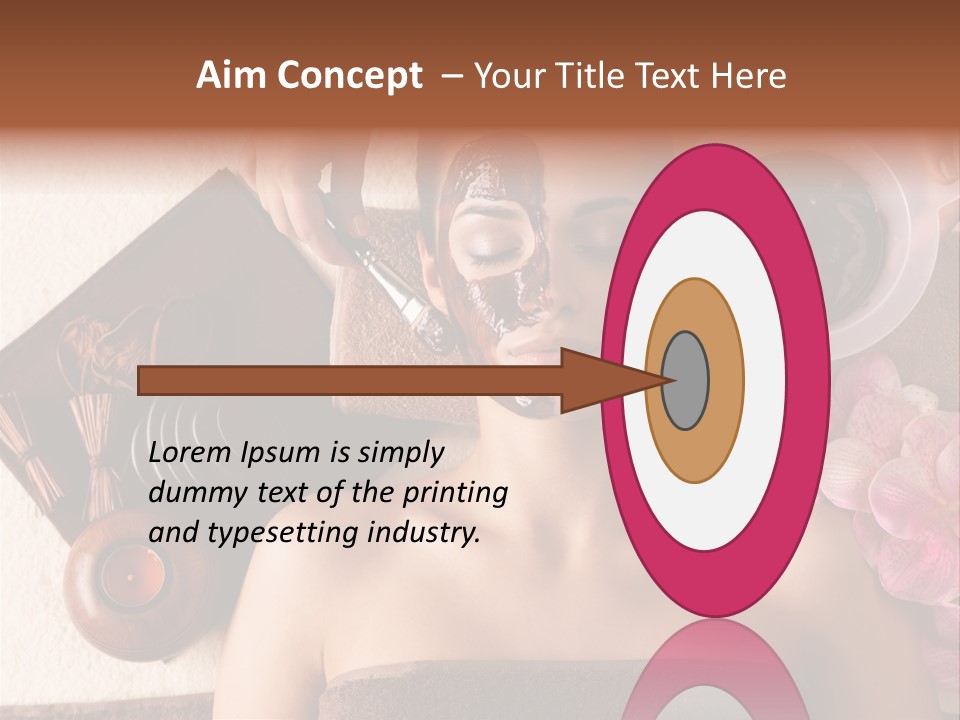 Facial Mask Spa Treatment Hot Stone PowerPoint Template