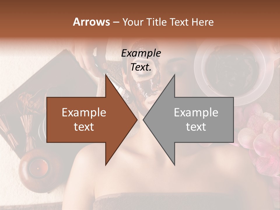 Facial Mask Spa Treatment Hot Stone PowerPoint Template