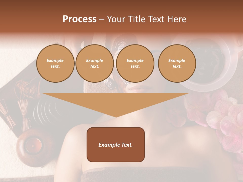 Facial Mask Spa Treatment Hot Stone PowerPoint Template