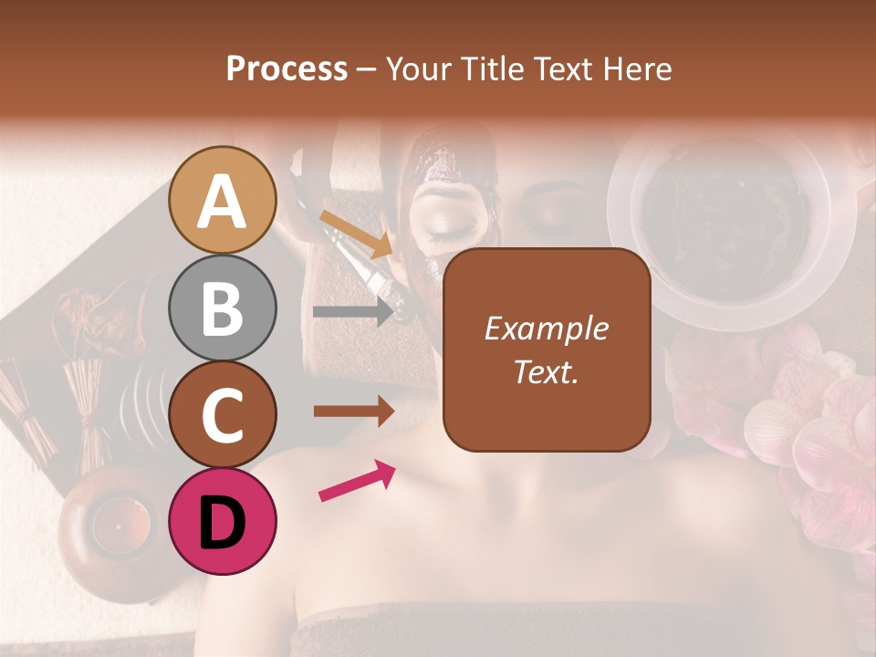 Facial Mask Spa Treatment Hot Stone PowerPoint Template