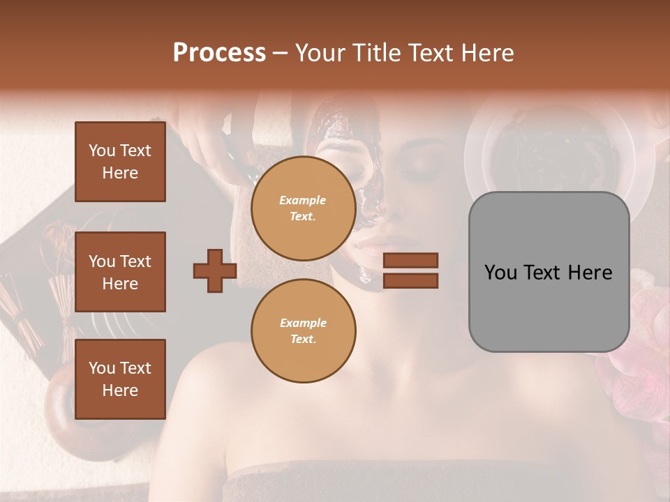 Facial Mask Spa Treatment Hot Stone PowerPoint Template
