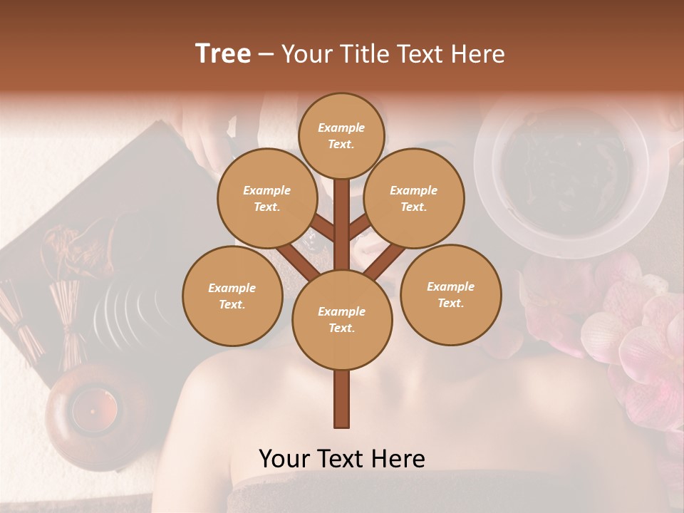 Facial Mask Spa Treatment Hot Stone PowerPoint Template