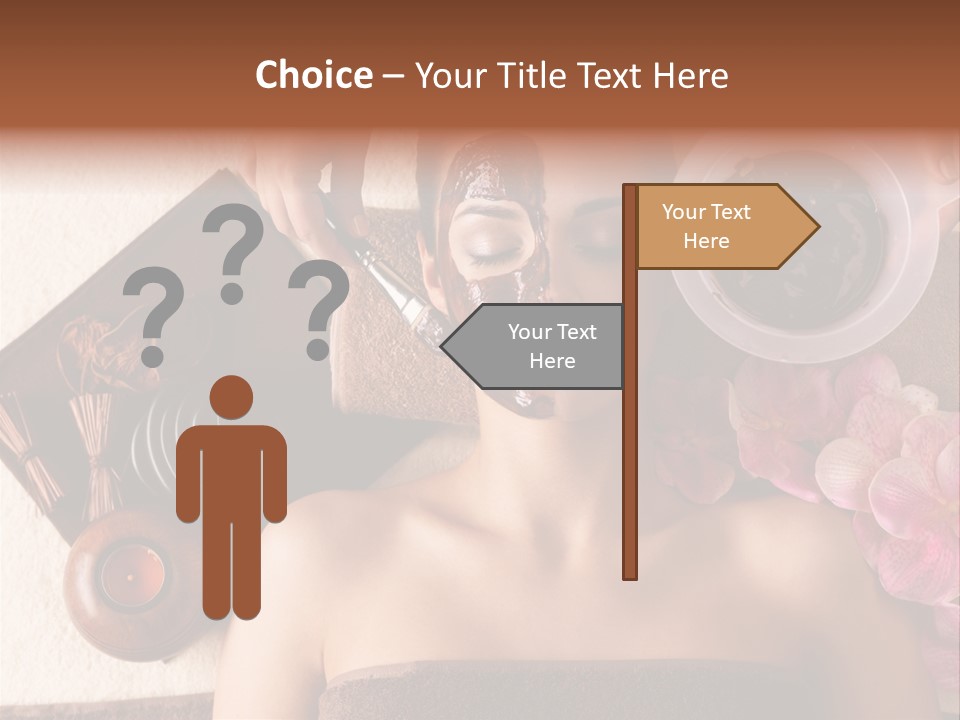 Facial Mask Spa Treatment Hot Stone PowerPoint Template
