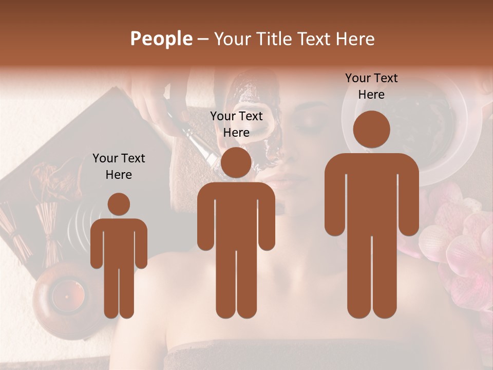 Facial Mask Spa Treatment Hot Stone PowerPoint Template