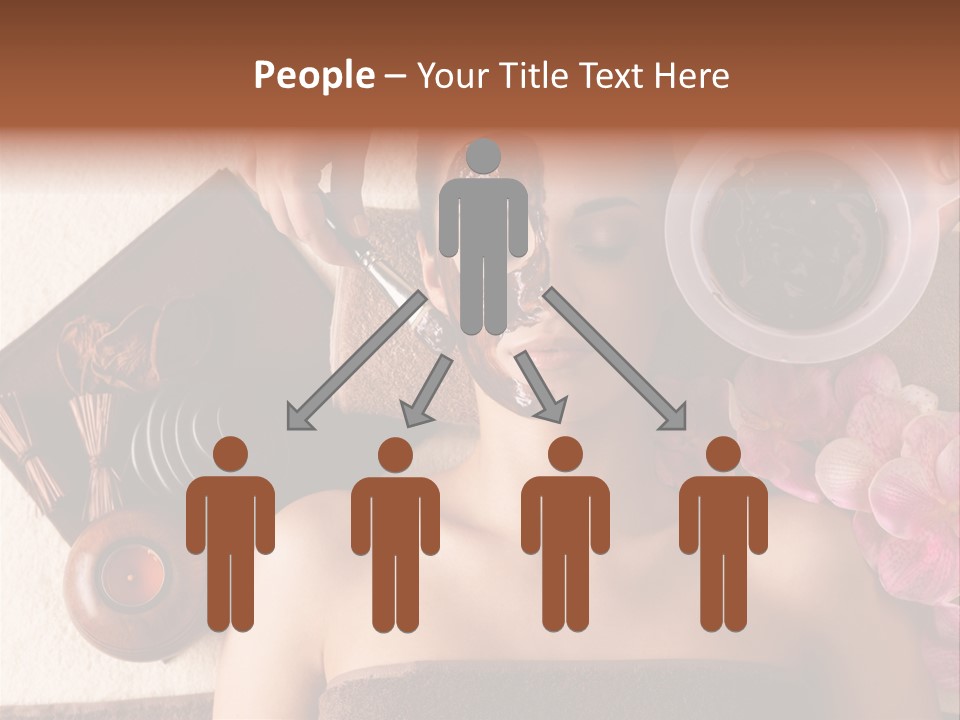 Facial Mask Spa Treatment Hot Stone PowerPoint Template