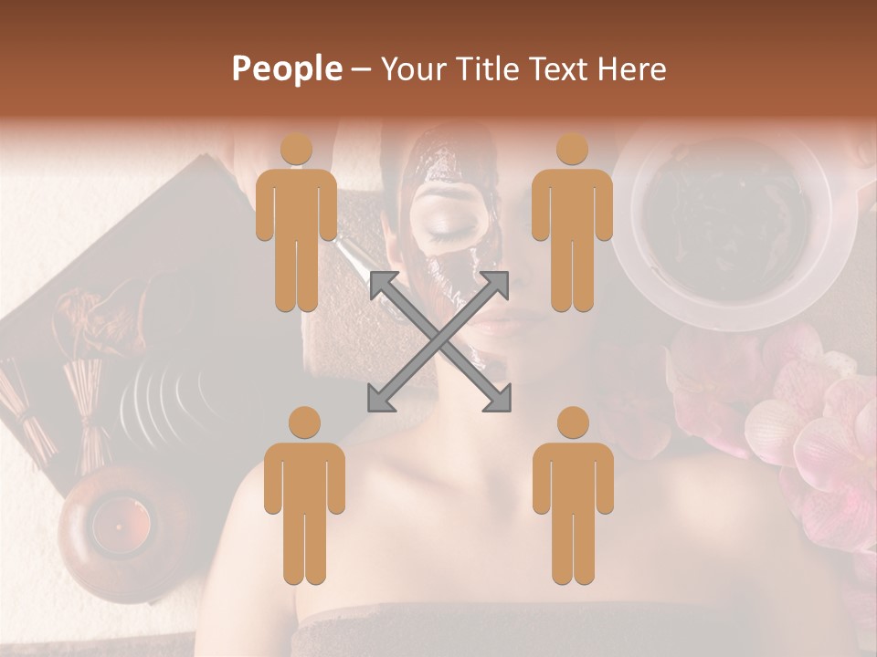 Facial Mask Spa Treatment Hot Stone PowerPoint Template