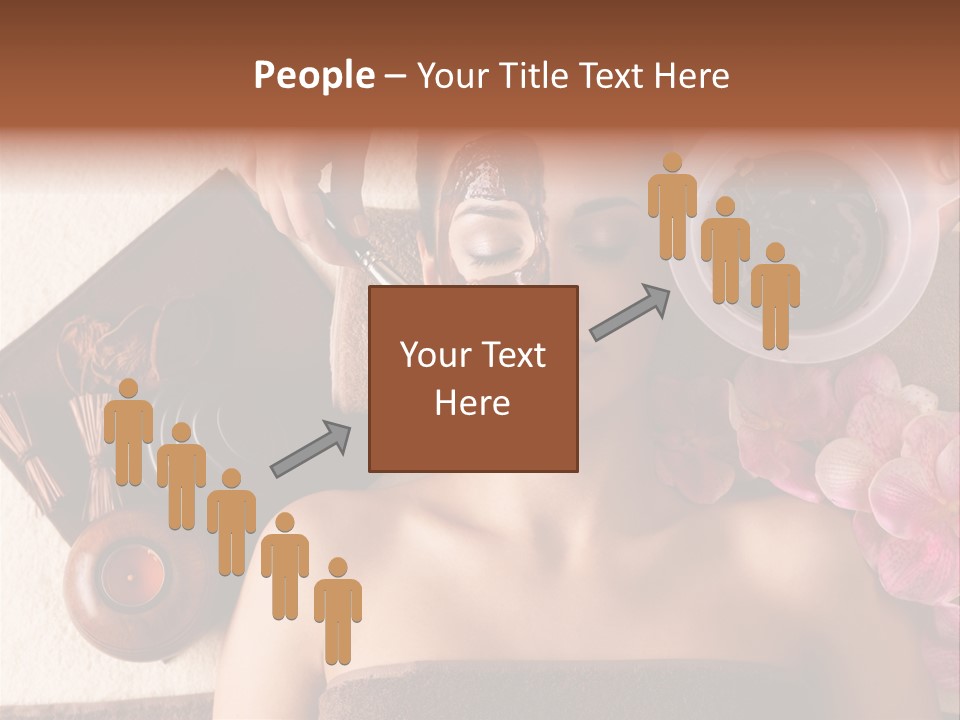 Facial Mask Spa Treatment Hot Stone PowerPoint Template