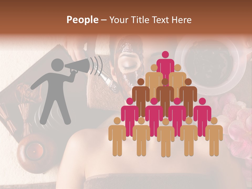 Facial Mask Spa Treatment Hot Stone PowerPoint Template