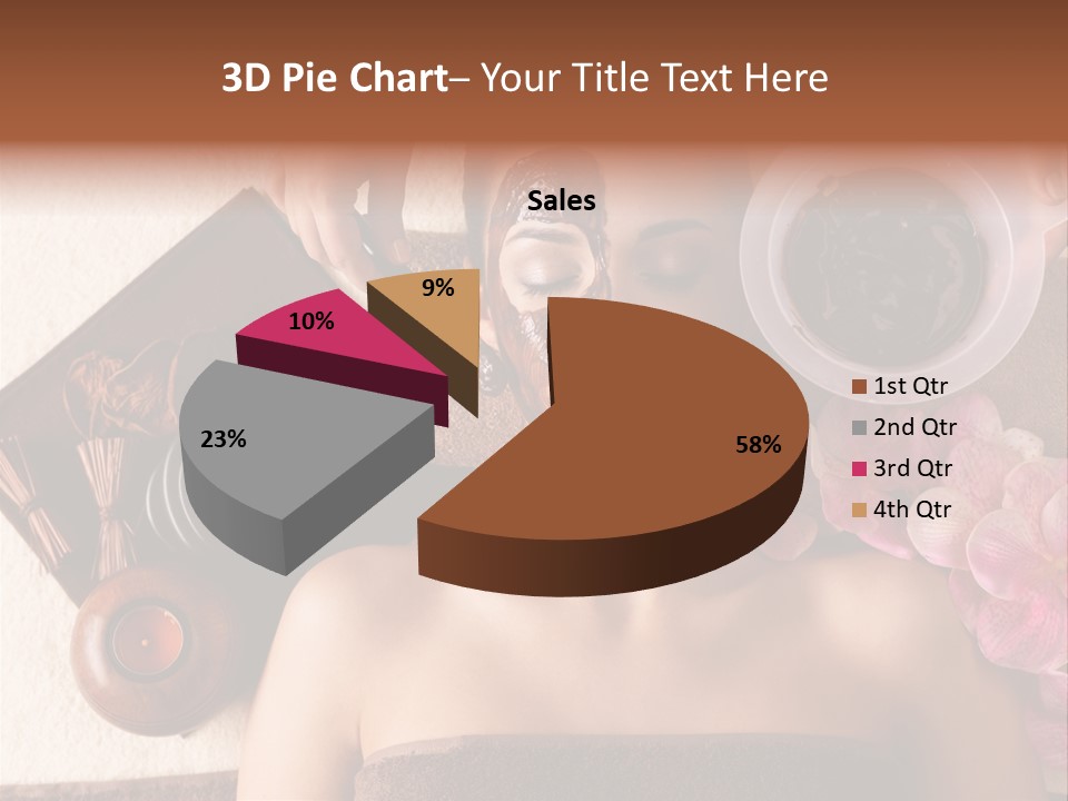 Facial Mask Spa Treatment Hot Stone PowerPoint Template