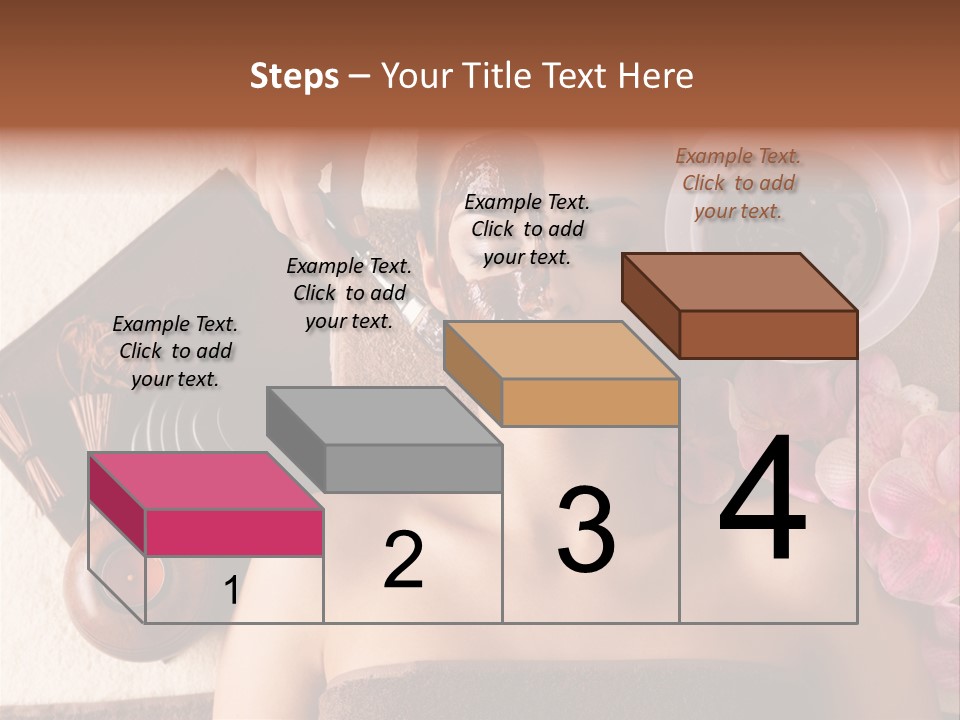 Facial Mask Spa Treatment Hot Stone PowerPoint Template