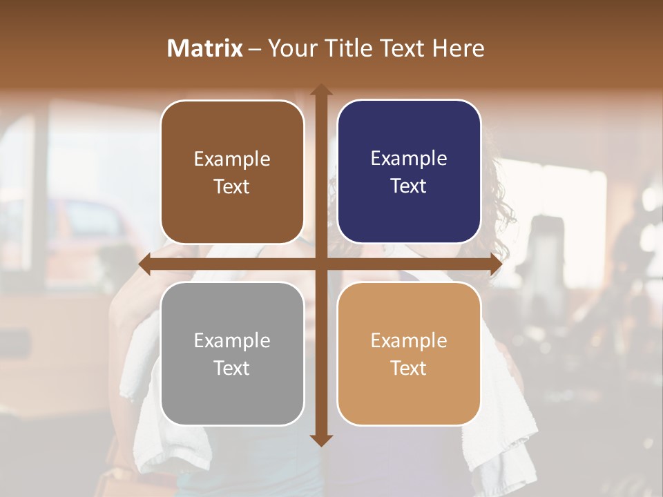 Gym Sporty Winner PowerPoint Template