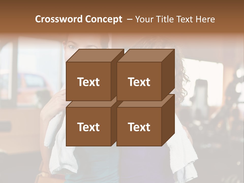 Gym Sporty Winner PowerPoint Template