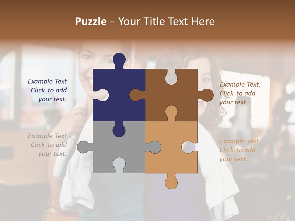 Gym Sporty Winner PowerPoint Template