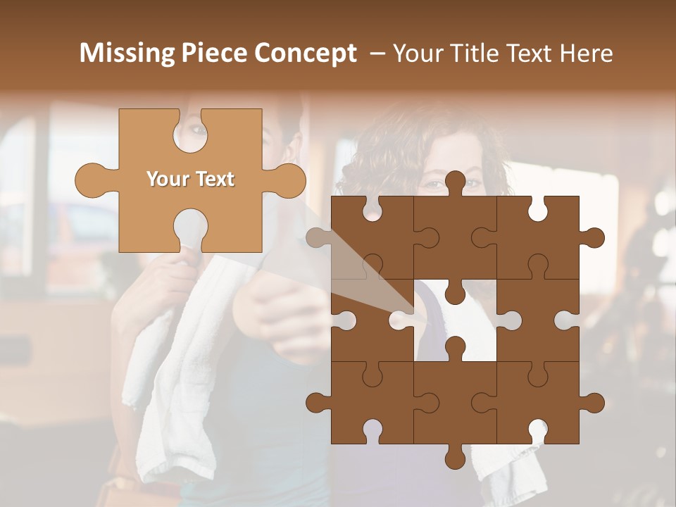 Gym Sporty Winner PowerPoint Template