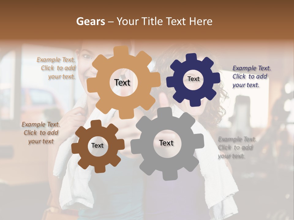 Gym Sporty Winner PowerPoint Template