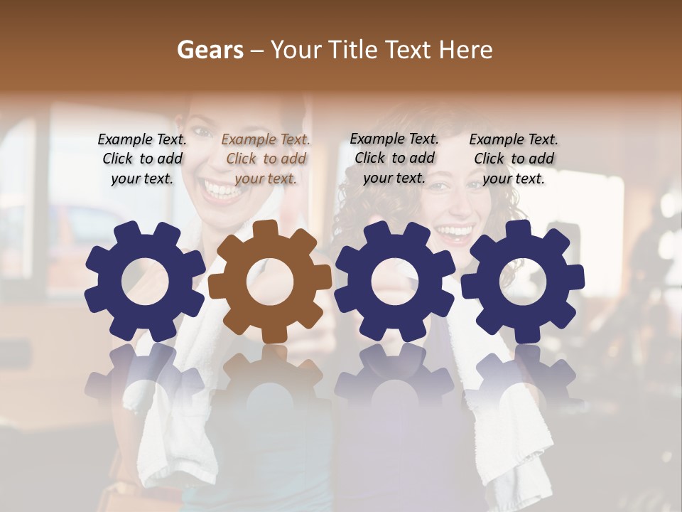 Gym Sporty Winner PowerPoint Template