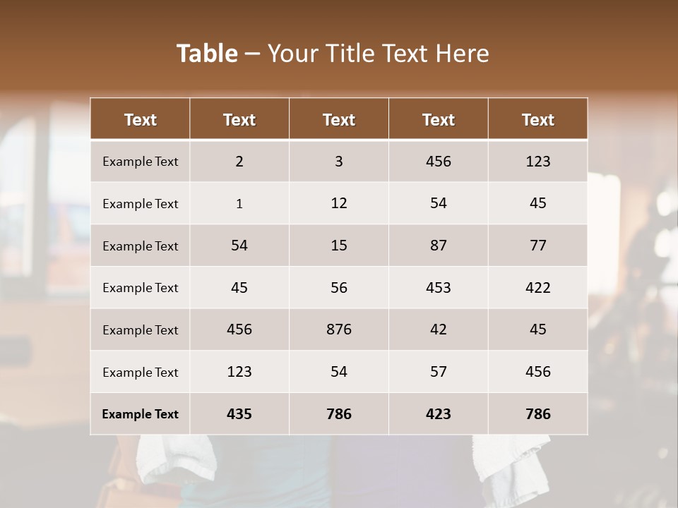 Gym Sporty Winner PowerPoint Template