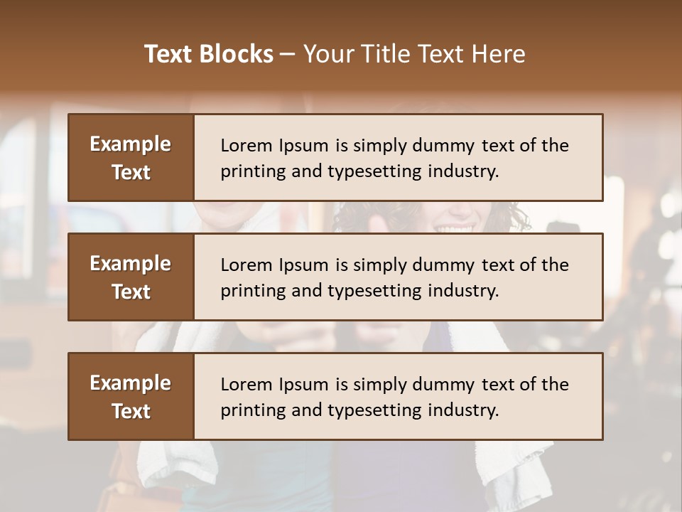 Gym Sporty Winner PowerPoint Template