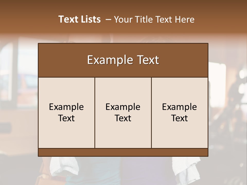 Gym Sporty Winner PowerPoint Template