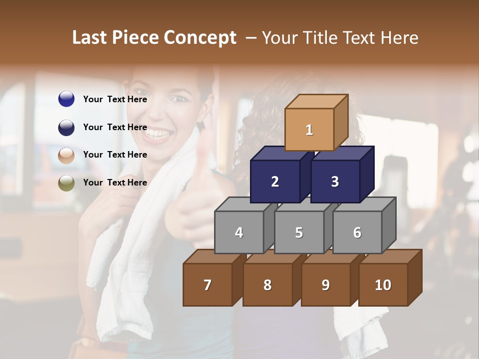 Gym Sporty Winner PowerPoint Template