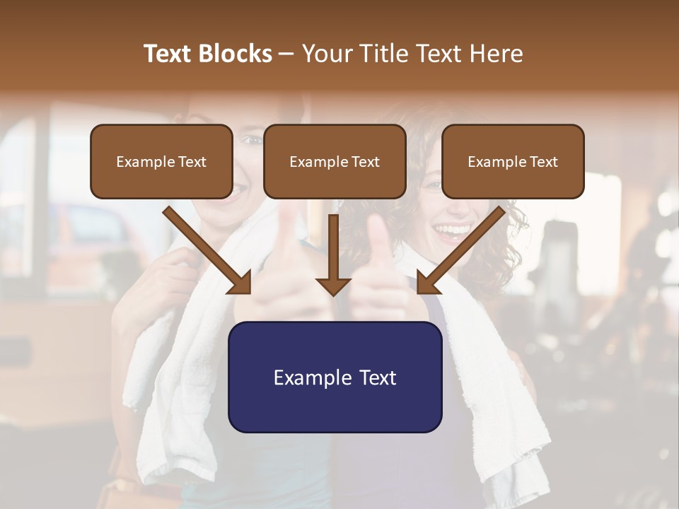 Gym Sporty Winner PowerPoint Template