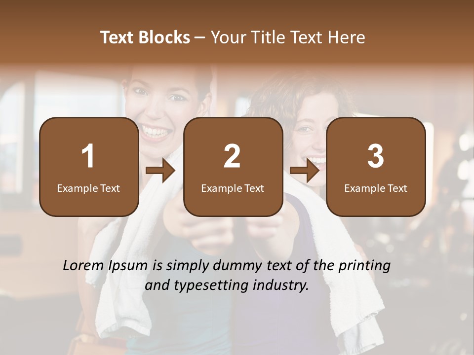 Gym Sporty Winner PowerPoint Template