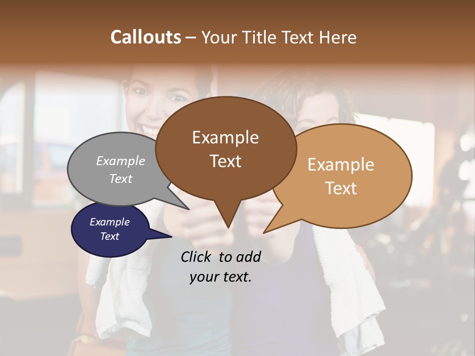 Gym Sporty Winner PowerPoint Template